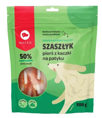 MACED Račji ​​kebab na palčki - pasja poslastica - 500 g