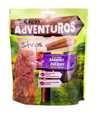 PURINA Adventuros Strips - poslastica za pse - 90g