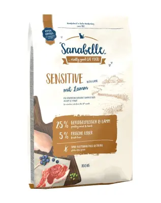 BOSCH Sanabelle Sensitive Lamb & Rice - suha mačja hrana - 10 kg