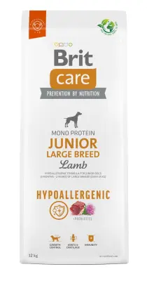 BRIT Care Hypoallergenic Junior Large Breed Lamb - suha hrana za pse - 12 kg