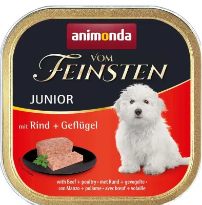 ANIMONDA Vom Feinsten Junior govedina s perutnino - mokra hrana za pasje mladiče - 150 g