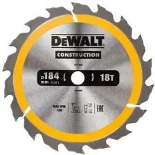 KROŽNA ŽAGA DEWALT.184x16mmx18z