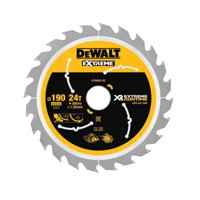 KROŽNA ŽAGA DEWALT.190x30mmx24z
