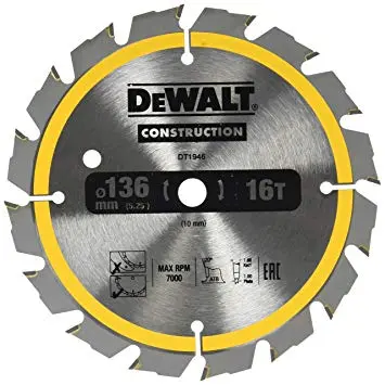 KROŽNA ŽAGA DEWALT.136x10mmx24z