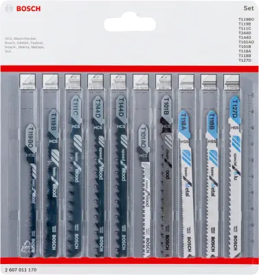BOSCH BRONZA GARNITURA LES/KOVINA 10 kos