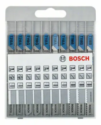 BOSCH LISTI ŽAGE "T" SET ZA KOVINO 10 kom