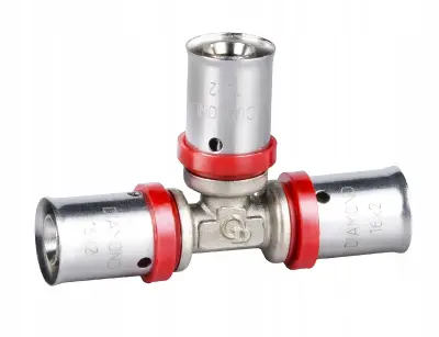 INJECT TEE. EN 1254-8, 20X20X20.TROJNI PEX-AL-PEX KROM