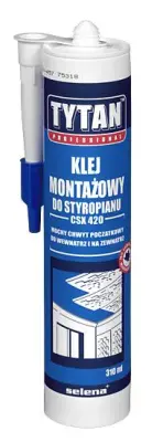 MONTAŽNO LEPILO 290ML TYTAN STYROFIX
