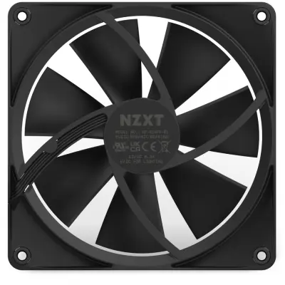 NZXT PC VENTILATOR NZXT VENTILATOR ZA NAPAJALNIK/OHIŠJE F140 RGB PWM ČRN RF-R14SF-B1