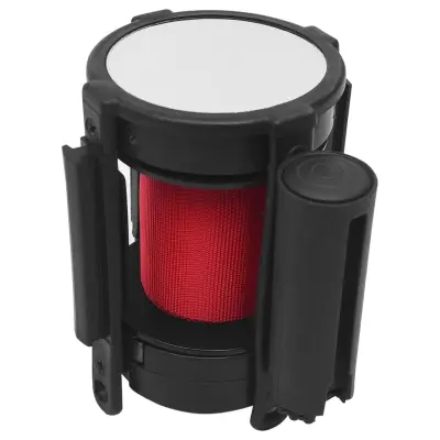 vidaXL Zložljiv pregradni trak 200 cm rdeč