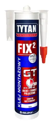 FIX2 GT MONTAŽNO LEPILO 290ML BELO