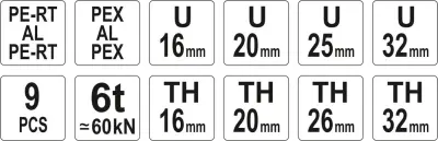 Stiskalnica YATO Pex-Al-Pex YT-21735