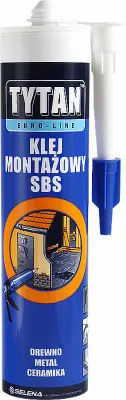 MONTAŽNO LEPILO 280ML TYTAN EURO-LINE