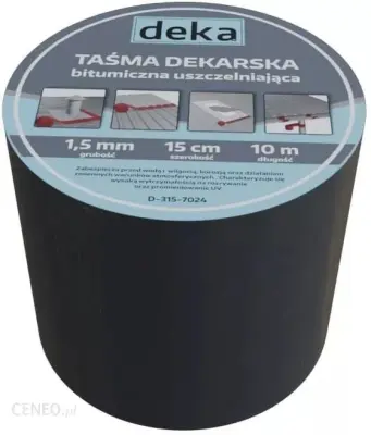 ALUBUTYL STREŠNI TRAK 15CM*10MB ČRN