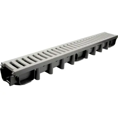 SISTEM 1000*98 KANALITA S PVC REŠETKO A15 JESEN