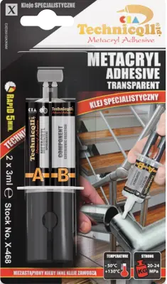 METAKRILATNO LEPILO 2*3ML