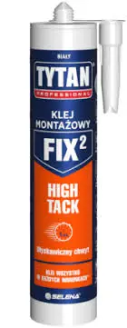 FIX2 HIGH TACK MONTAŽNO LEPILO, BELO 290ML