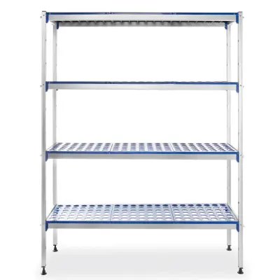 Ažurna polica za shranjevanje hrane, širina 128 cm, višina 168,5 cm - Hendi 812273