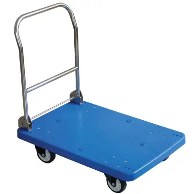 Transportni platformni voziček z zložljivim ročajem 73x48cm do 150kg