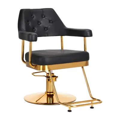 Gabbiano frizerski stol Granada gold black