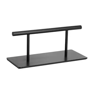 Gabbiano frizerski naslon za noge L008B črn