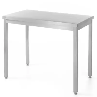 Centralna jeklena kuhinjska delovna miza 100x60cm - Hendi 811276