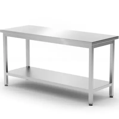 Centralna delovna miza s polico Budget Line 1200 x 600 x 850 mm - Hendi 817179