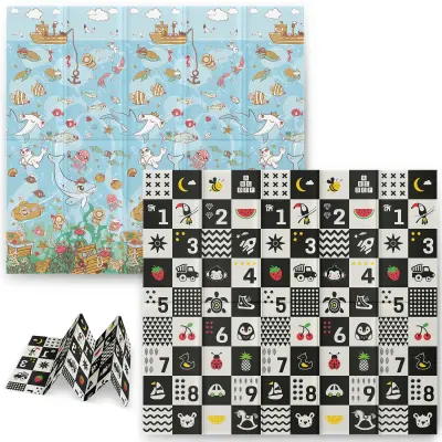 Foam Mat je sestavil 200 x 180 x 1 cm Nukido NK-340 Ocean Country