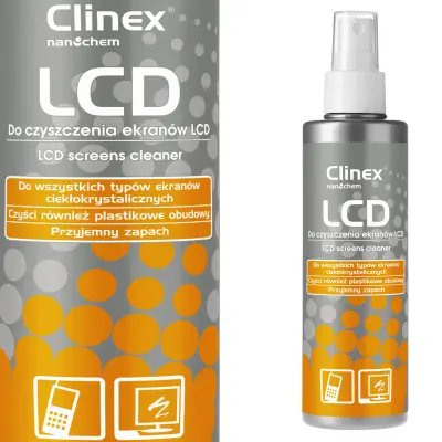 CLINEX LCD 200ML tekočina za čiščenje LCD zaslonov in monitorjev telefonov