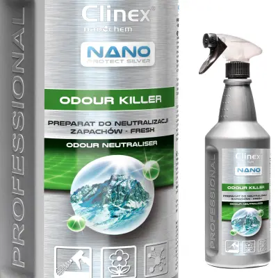 Osvežilec zraka za nevtralizacijo vonjav CLINEX Nano Protect Silver Odor Killer - Fresh 1L