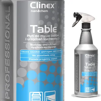 CLINEX Table 1L tekočina za čiščenje pultov pohištva in kuhinjskih aparatov