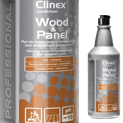 Tekočina za čiščenje lesenih tal CLINEX Wood-Panel 1L
