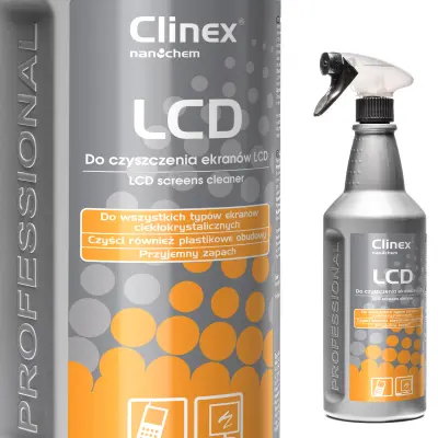 Tekočina za čiščenje LCD zaslonov in monitorjev telefonov CLINEX LCD 1L