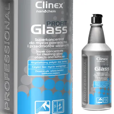 Učinkovit koncentrat za čiščenje oken, ogledal, stekla, nerjavečega jekla CLINEX PROFIT Glass 1L