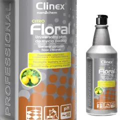 Tekočina za čiščenje tal brez lis, sijaj, vonj CLINEX Floral - Citro 1L