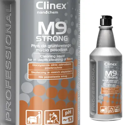 CLINEX M9 Strong 1L tekočina za čiščenje močno umazanih tal