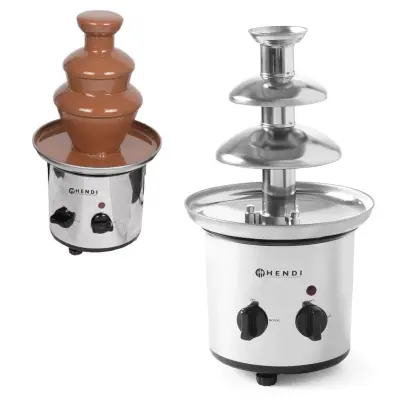 Čokoladna fontana za čokoladni fondi, jeklo, 170W - Hendi 274101