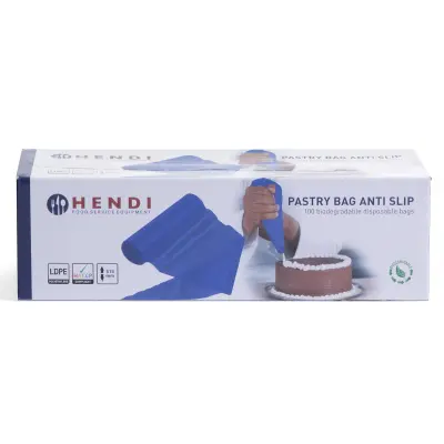 Konusne vrečke za pipe in dekoracijo s hladnim in toplim polnjenjem HACCP rola 100 kos - Hendi 557303