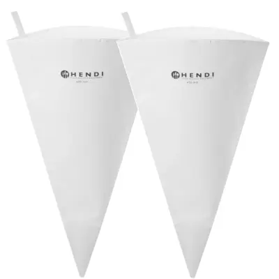 Vrečka za pecivo v kornetu za pipanje in dekoracijo, 45 cm, set 2 - Hendi 550427