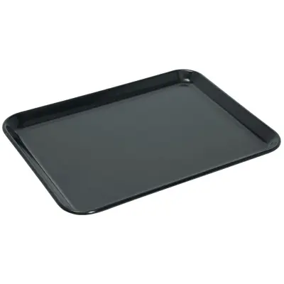 Pladenj za razstavo hrane iz melamina 300x190x17mm črn - Hendi 569108