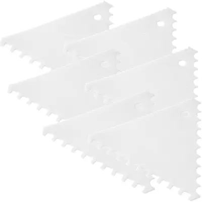 Strgalo slaščičarsko, trikotno, nazobčano, OZEK GLAVNIK - SET 6 kos. - HENDI 554210