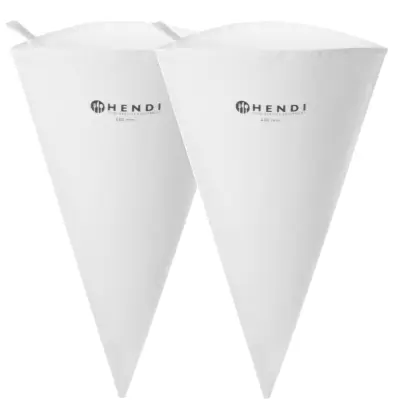 Vrečka za pecivo v kornetu za pipanje in dekoracijo, 40 cm, set 2 kom - Hendi 550328