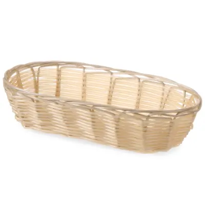 Košara za kruh iz poli ratana, ovalna, 225x110x60 mm - Hendi 426708