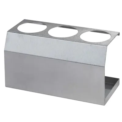Jekleno stojalo za steklenice za doziranje omak 3 x 0,2 L dia. 50 mm - Hendi 557969
