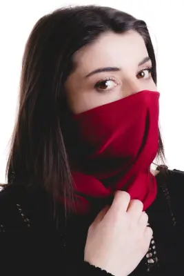 Grelnik za vrat, šal iz gladke tkanine Rovicky