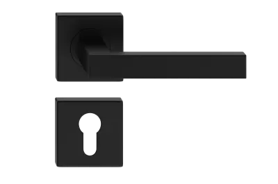 ERGO ROČAJ, ČRN, KVADRAT, PLOŠČICA ZA VLOŽEK ITALIJANSKE ČRTE