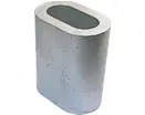 ALUMINIJASTA OBJEMNA PUŠA ZA VRVI 16MM
