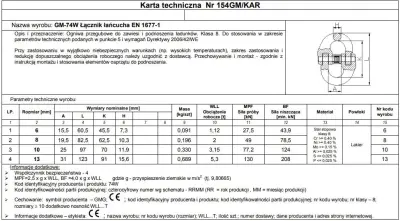 ZGLOBNI VELEV GM74W-G8 10MM WLL 3,15T