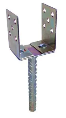 NASTAVLJIV PODNOŽJE ZA POL 0-165MM ZA PALICO, BELO POCINKANO