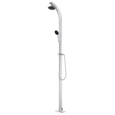vidaXL Vrtni tuš 215 cm aluminij